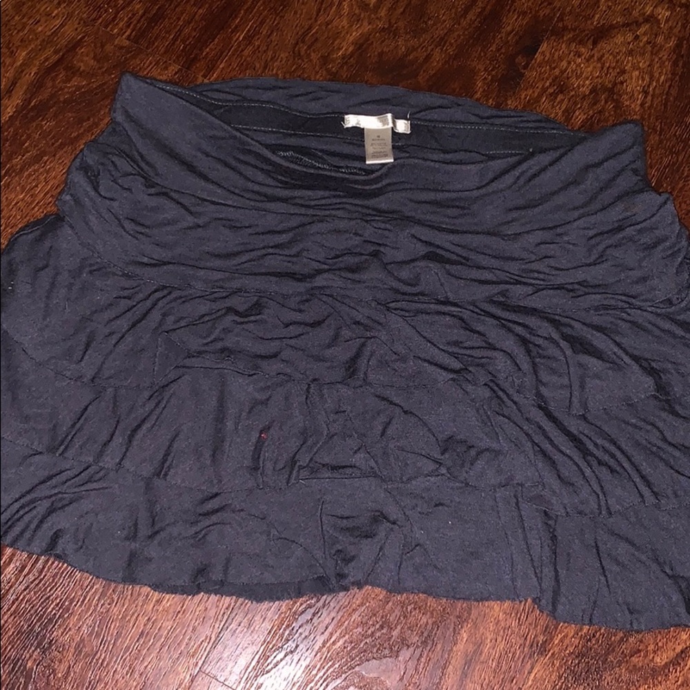 Flowy, grey, mini skirt